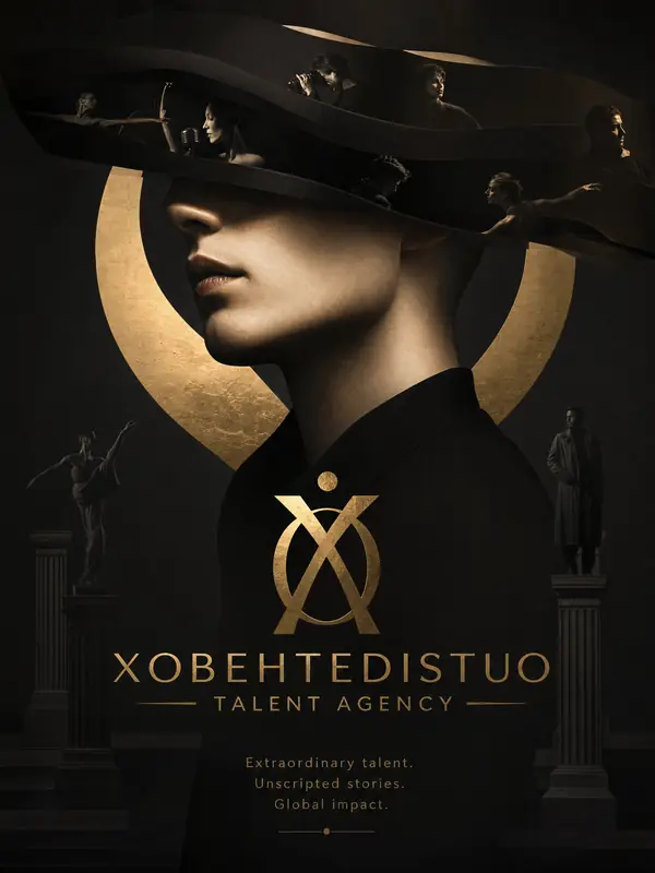 xobehtedistuO Talent Agency poster: extraordinary talent, unscripted