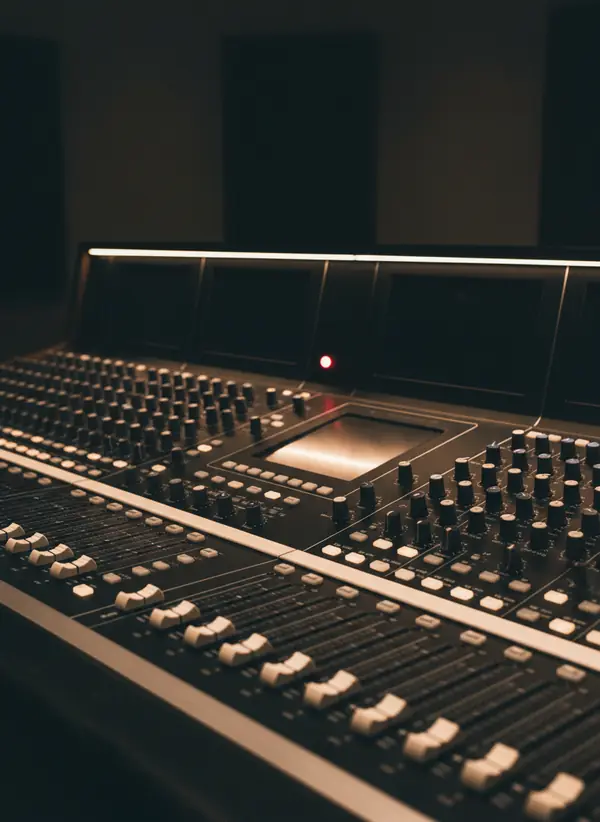The console, up close.